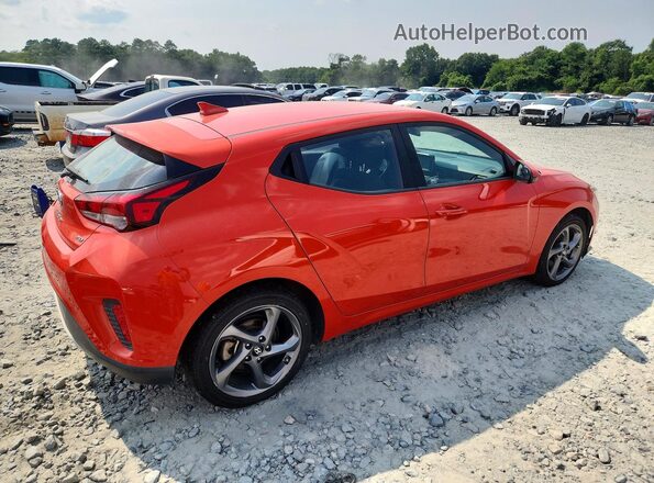 KMHTG6AF9LU022103 2020 HYUNDAI VELOSTER Orange Tył prawy