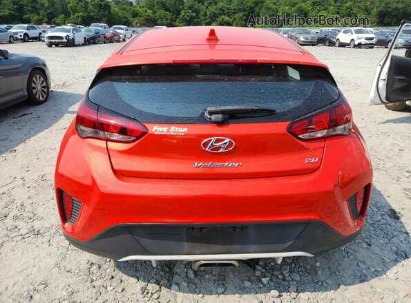 KMHTG6AF9LU022103 2020 HYUNDAI VELOSTER Orange Widok z tyłu