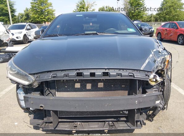 KMHTG6AFXKU005714 2019 HYUNDAI VELOSTER Gray Front view
