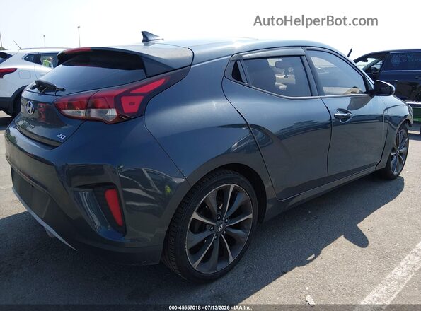 KMHTG6AFXKU005714 2019 HYUNDAI VELOSTER Gray Rear right