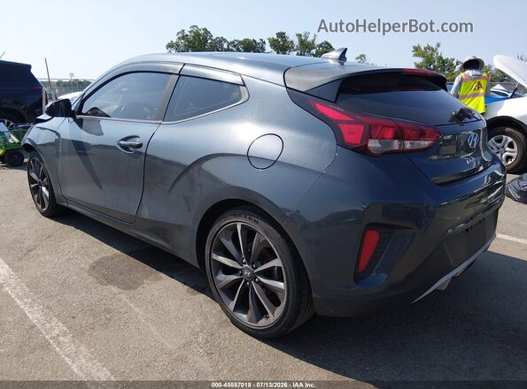 KMHTG6AFXKU005714 2019 HYUNDAI VELOSTER Gray Rear left