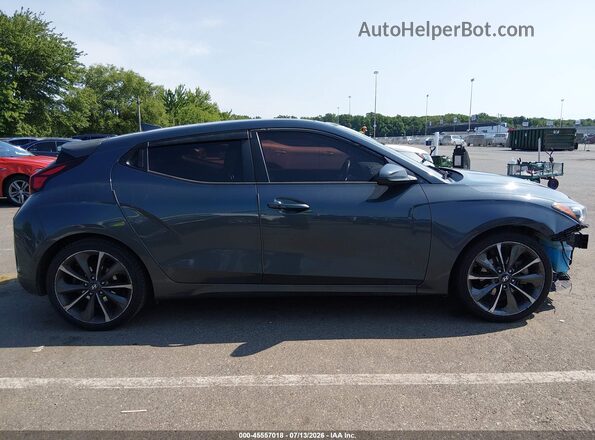 KMHTG6AFXKU005714 2019 HYUNDAI VELOSTER Gray Rear interior view