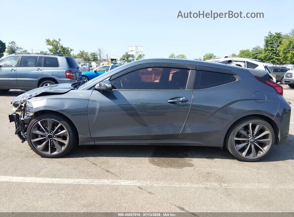 KMHTG6AFXKU005714 2019 HYUNDAI VELOSTER Gray 360 interior view