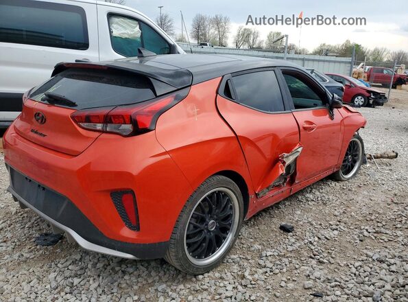 KMHTH6AB0KU015825 2019 HYUNDAI VELOSTER Red უკანა მარჯვენა
