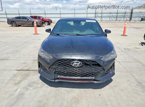 KMHTH6AB4LU021872 2020 HYUNDAI VELOSTER Black Front view