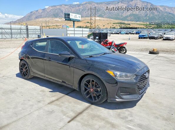 KMHTH6AB4LU021872 2020 HYUNDAI VELOSTER Black Front right