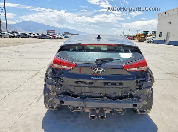 KMHTH6AB4LU021872 2020 HYUNDAI VELOSTER Black Rear view