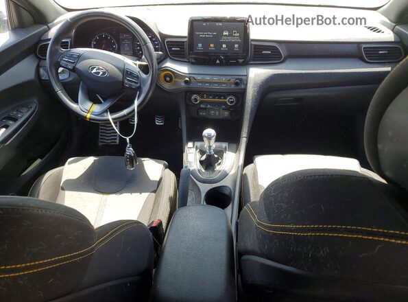 KMHTH6AB4LU021872 2020 HYUNDAI VELOSTER Black Dashboard view