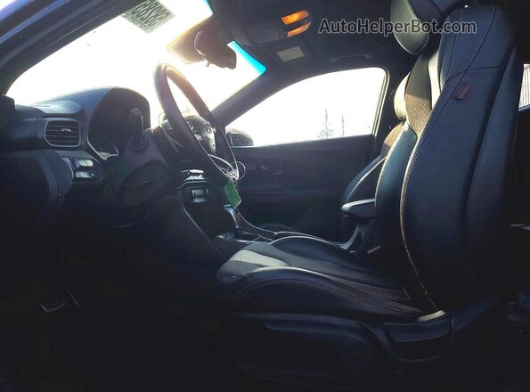 KMHTH6AB6LU022733 2020 HYUNDAI VELOSTER Gray Vista interior delantera