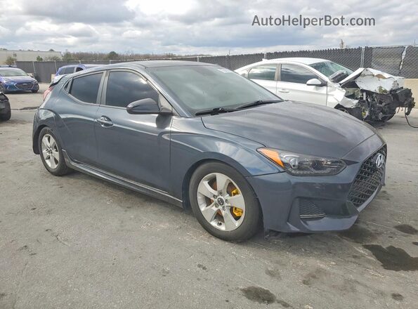 KMHTH6AB7KU007141 2019 HYUNDAI VELOSTER Gray Przód prawy