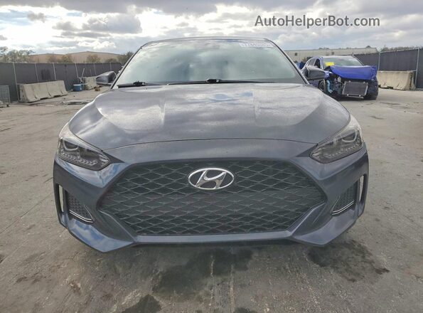 KMHTH6AB7KU007141 2019 HYUNDAI VELOSTER Gray Widok z przodu