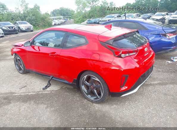 KMHTH6AB9LU026937 2020 HYUNDAI VELOSTER Red Tył lewy