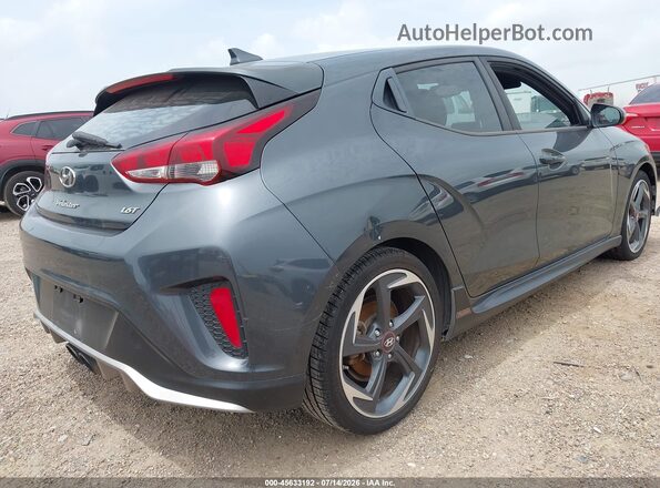 KMHTH6ABXKU019400 2019 HYUNDAI VELOSTER Gray Հետևի աջ