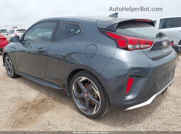 KMHTH6ABXKU019400 2019 HYUNDAI VELOSTER Gray Հետևի ձախ