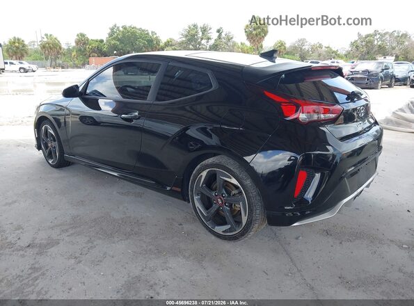 KMHTH6ABXLU021424 2020 HYUNDAI VELOSTER Black Հետևի ձախ