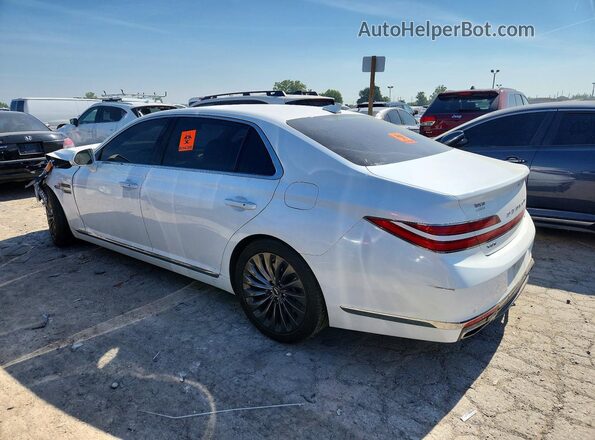 KMTF34PA8LU081044 2020 GENESIS G90 White უკანა მარცხენა