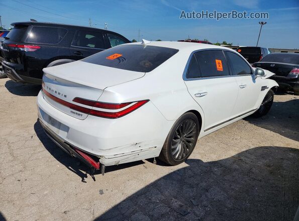 KMTF34PA8LU081044 2020 GENESIS G90 White უკანა მარჯვენა