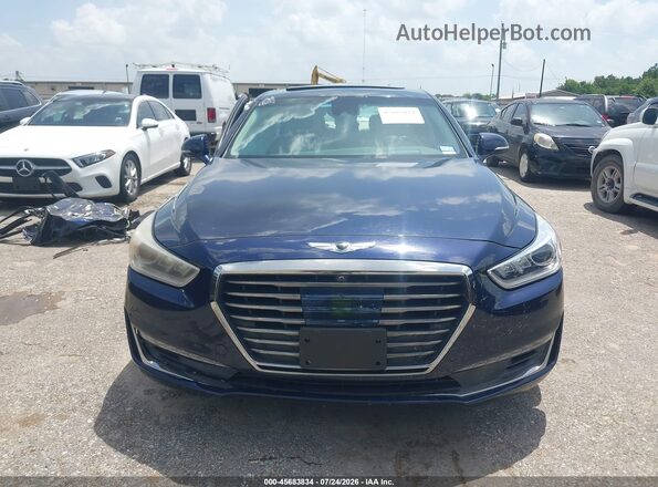 KMTF54JH0KU059151 2019 GENESIS G90 Blue Vista del cuadro de instrumentos
