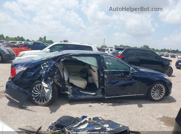KMTF54JH0KU059151 2019 GENESIS G90 Blue Vista interior trasera