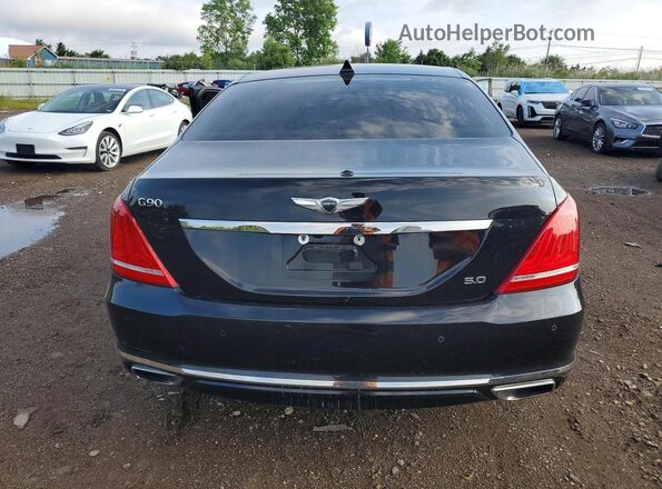 KMTF54JH6KU064080 2019 GENESIS G90 Черный Вид сзади