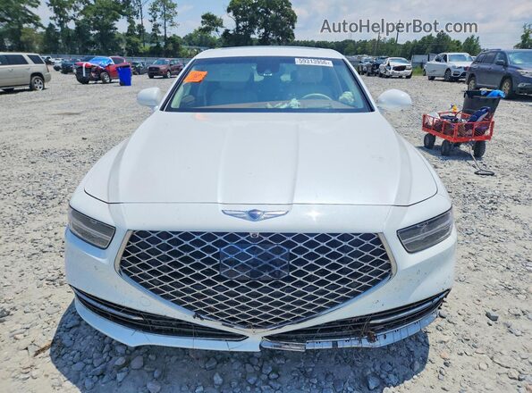 KMTF54PH2MU091013 2021 GENESIS G90 White Widok z przodu