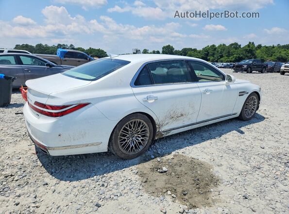 KMTF54PH2MU091013 2021 GENESIS G90 White Tył prawy