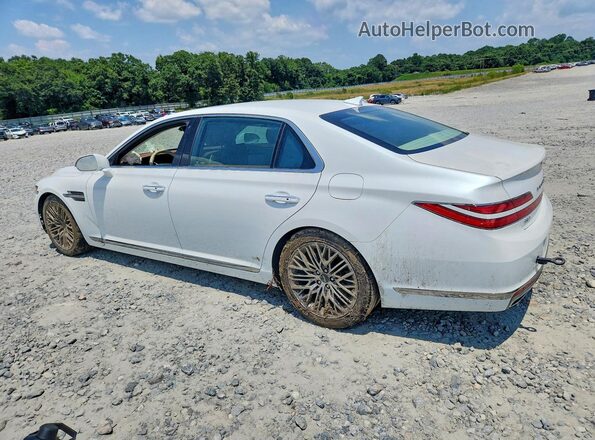 KMTF54PH2MU091013 2021 GENESIS G90 White Tył lewy
