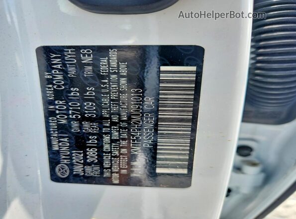 KMTF54PH2MU091013 2021 GENESIS G90 White Widok komory silnika