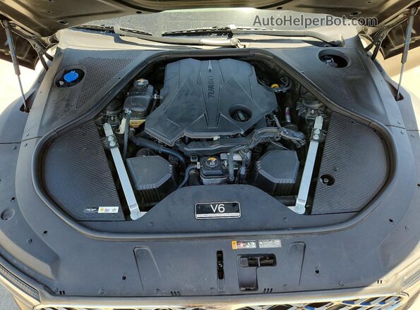 KMTFC4SD1PU030265 2023 GENESIS G90 Угольный Вид задней части салона