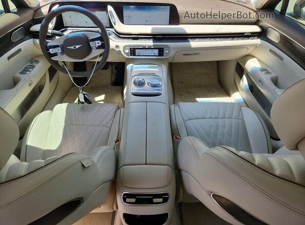 KMTFC4SD1PU030265 2023 GENESIS G90 Угольный Вид панели приборов