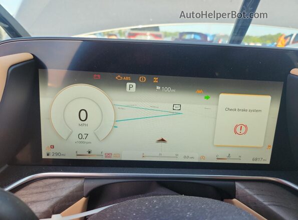 KMTFC4SD3TU056991 2026 GENESIS G90 Gray ხელსაწყოთა პანელის ხედი