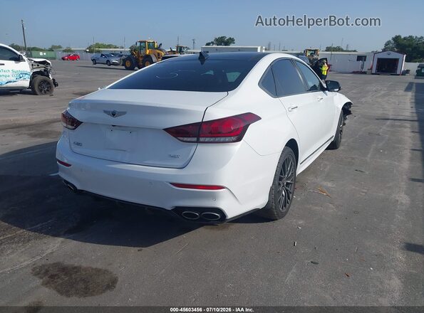KMTFN4JB3KU320154 2019 GENESIS G80 White Задня права чверть