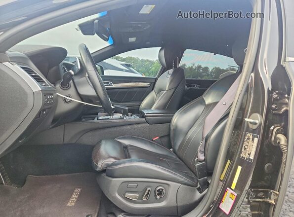 KMTFN4JB4KU326304 2019 GENESIS G80 Black Սալոնի դիմացի տեսք