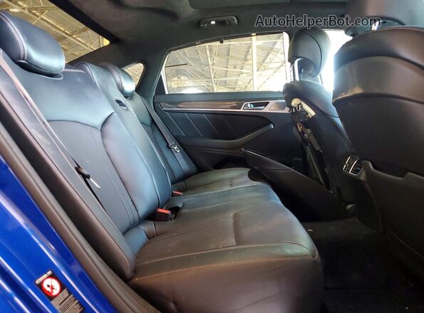 KMTFN4JB5LU334719 2020 GENESIS G80 Blue Вид задніх сидінь