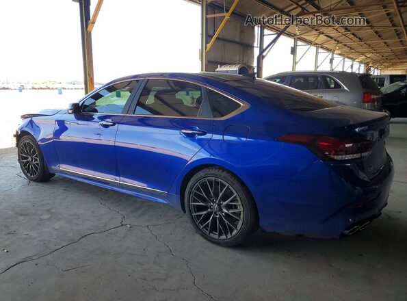 KMTFN4JB5LU334719 2020 GENESIS G80 Blue Задня ліва чверть