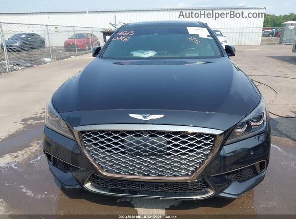 KMTFN4JB6LU331943 2020 GENESIS G80 Black ხელსაწყოთა პანელის ხედი