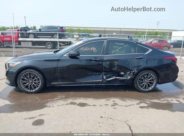 KMTFN4JB6LU331943 2020 GENESIS G80 Black სალონის 360-გრადუსიანი ხედი