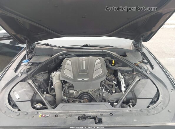 KMTFN4JB6LU331943 2020 GENESIS G80 Black უკანა ხედი