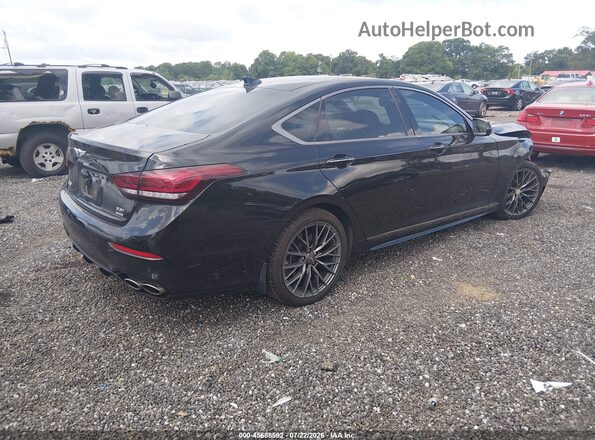 KMTFN4JB7KU313319 2019 GENESIS G80 Black Tył prawy