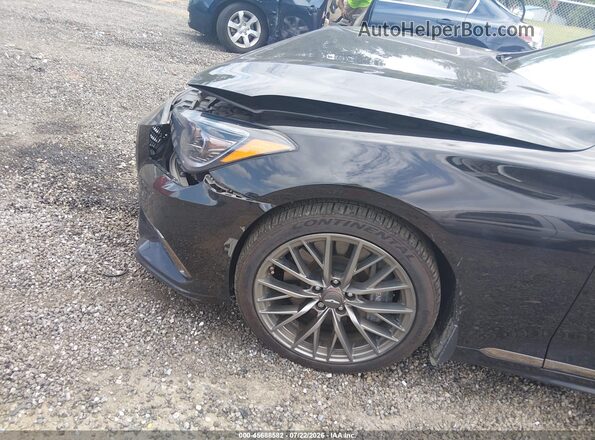 KMTFN4JB7KU313319 2019 GENESIS G80 Black Widok z przodu