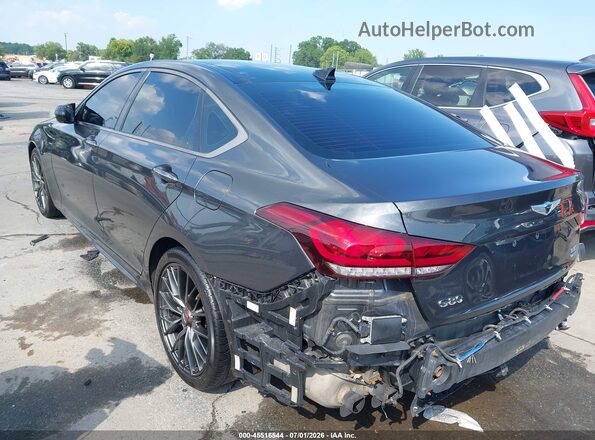 KMTFN4JBXKU306798 2019 GENESIS G80 Gray Հետևի ձախ
