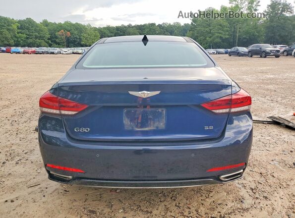 KMTFN4JE0LU334587 2020 GENESIS G80 Blue Вид ззаду