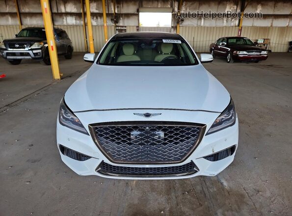 KMTFN4JE1LU335148 2020 GENESIS G80 White Front view