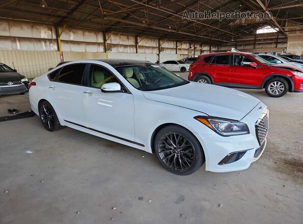 KMTFN4JE1LU335148 2020 GENESIS G80 White Front right