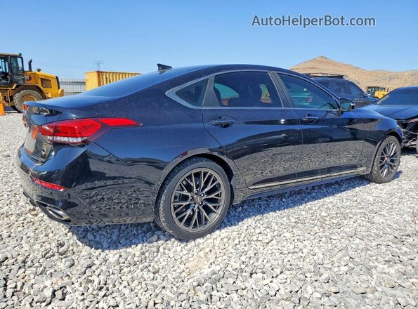 KMTFN4JE7LU335073 2020 GENESIS G80 Black Trasero derecho