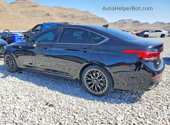 KMTFN4JE7LU335073 2020 GENESIS G80 Black Trasero izquierdo