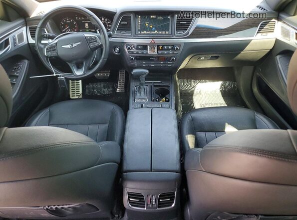 KMTFN4JE7LU335073 2020 GENESIS G80 Black Vista del salpicadero