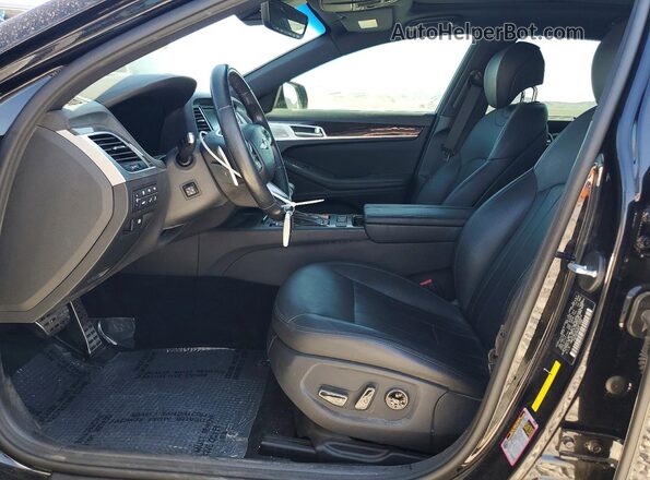 KMTFN4JE7LU335073 2020 GENESIS G80 Black Vista interior delantera