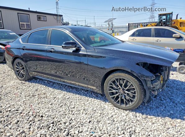 KMTFN4JE7LU335073 2020 GENESIS G80 Black Delantero derecho