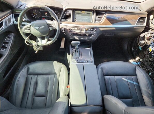 KMTFN4JE7LU335087 2020 GENESIS G80 Charcoal Առջևի վահանակի տեսք